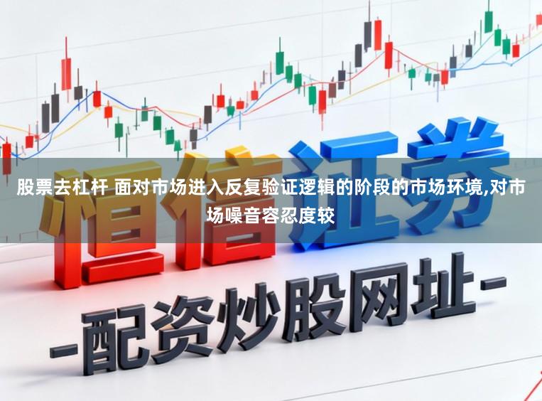 股票去杠杆 面对市场进入反复验证逻辑的阶段的市场环境，对市场噪音容忍度较