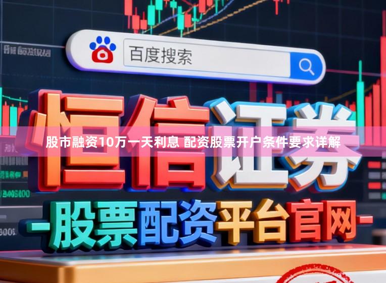 股市融资10万一天利息 配资股票开户条件要求详解