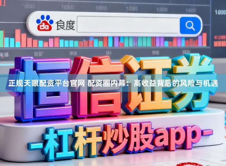 正规天眼配资平台官网 配资圈内幕：高收益背后的风险与机遇